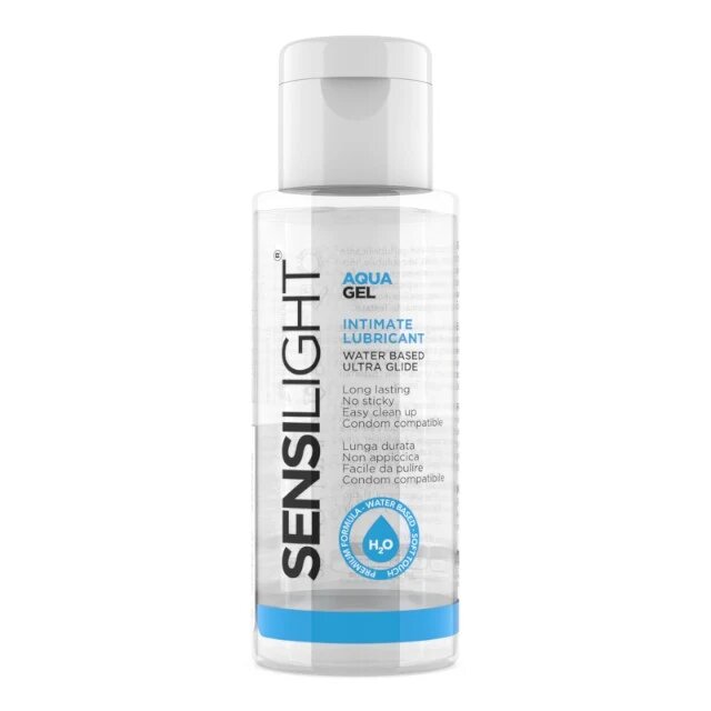 IntimateLine Lubrifiant SENSILIGHT Aqua Gel pe bază de apă cu efect de lungă durată compatibil cu prezervative 30 ml