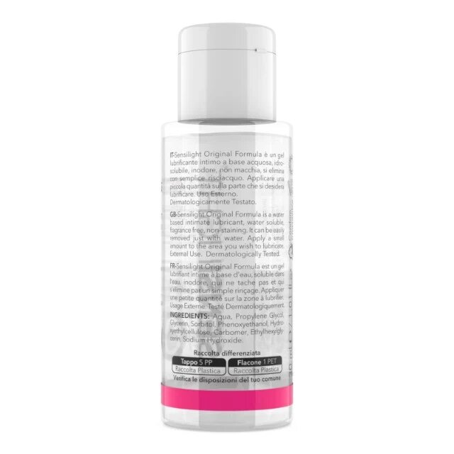 IntimateLine Lubrifiant SENSILIGHT Original Formula pe bază de apă cu efect de lungă durată compatibil cu prezervative 30 ml