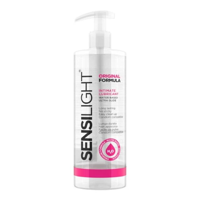 IntimateLine Lubrifiant SENSILIGHT Original Formula pe bază de apă cu efect de lungă durată compatibil cu prezervative 500 ml