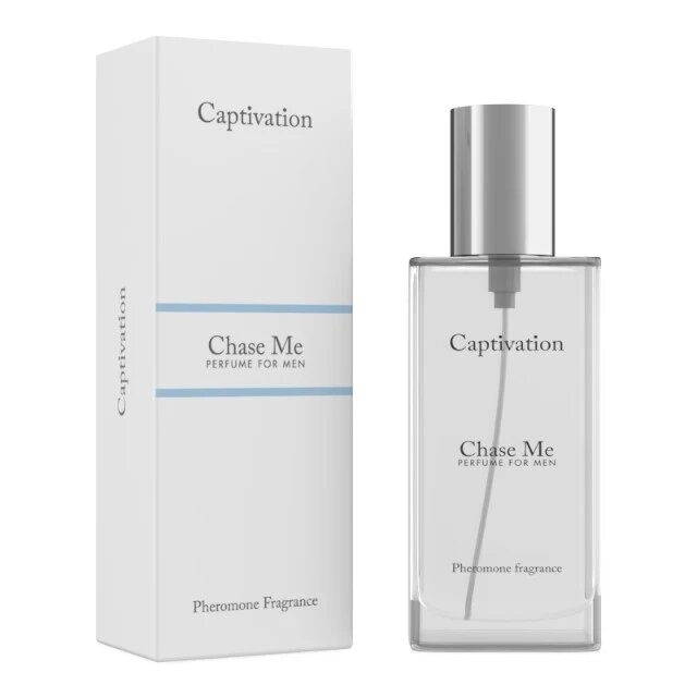 IntimateLine Parfum cu feromoni pentru bărbați CAPTIVATION Chase Me cu note citrice și florale alb 30 ml