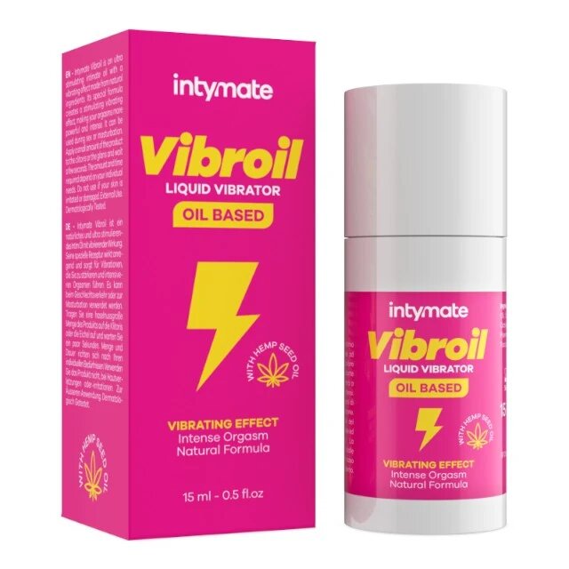 IntimateLine Ulei intim INTYMATE Vibroil - Liquid Vibrator cu efect de furnicături pentru stimularea clitorisului și orgasm intens 15 ml