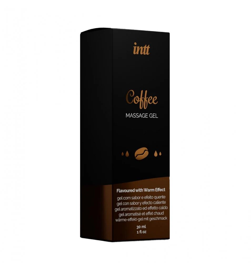 INTT Gel COFFEE efect 4 in 1 - masaj erotic sex oral excitare si cresterea libidoului lubrifiant cu efect de incalzire 30 ml