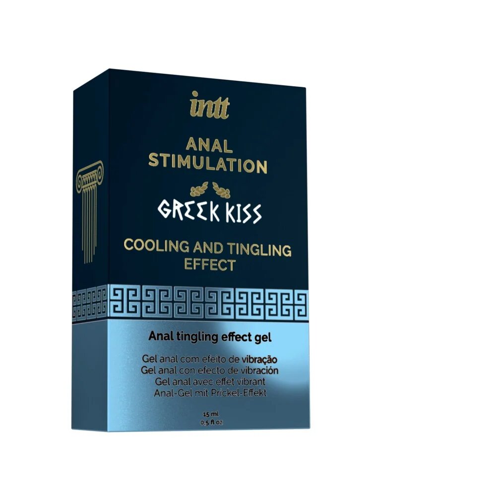 INTT Gel Greek Kiss pentru relaxare anala efect de vibratie si racire 15 ml