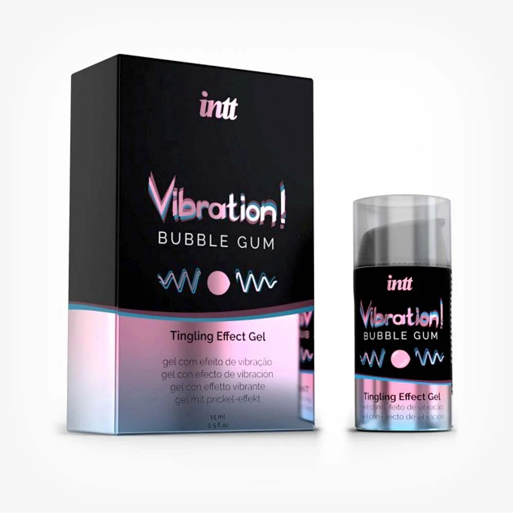 INTT Gel Vibration! Bubble Gum pentru stimulare si excitare senzatie vibranta Unisex 15 ml