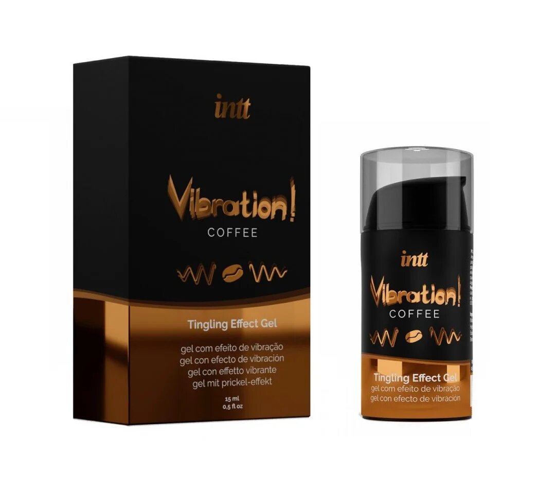 INTT Gel Vibration! Coffee pentru stimulare si excitare senzatie vibranta Unisex 15 ml