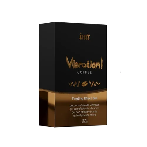 INTT Gel Vibration! Coffee pentru stimulare si excitare senzatie vibranta Unisex 15 ml