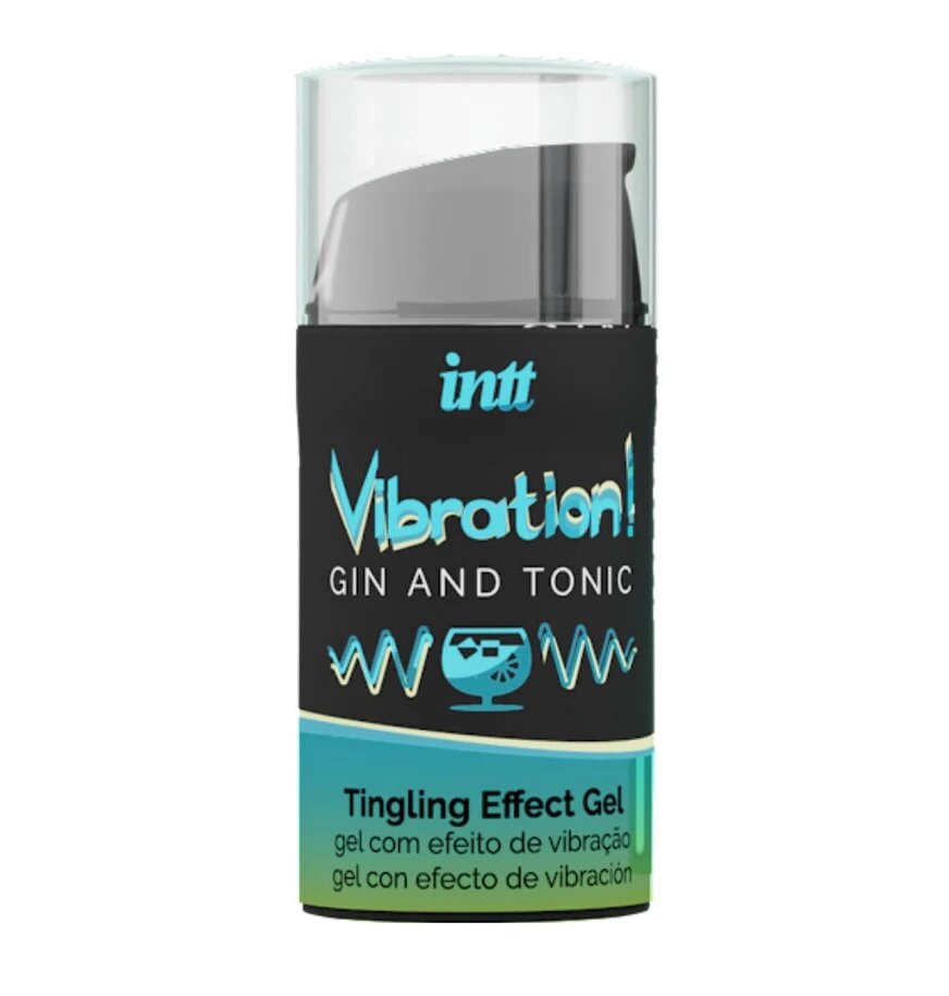 INTT Gel Vibration! Gin & Tonic pentru stimulare si excitare senzatie vibranta Unisex 15 ml