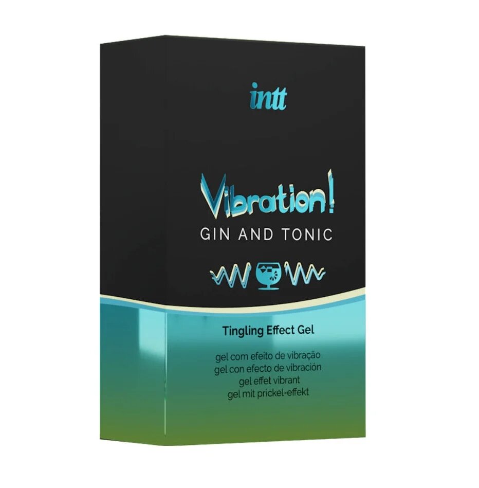 INTT Gel Vibration! Gin & Tonic pentru stimulare si excitare senzatie vibranta Unisex 15 ml