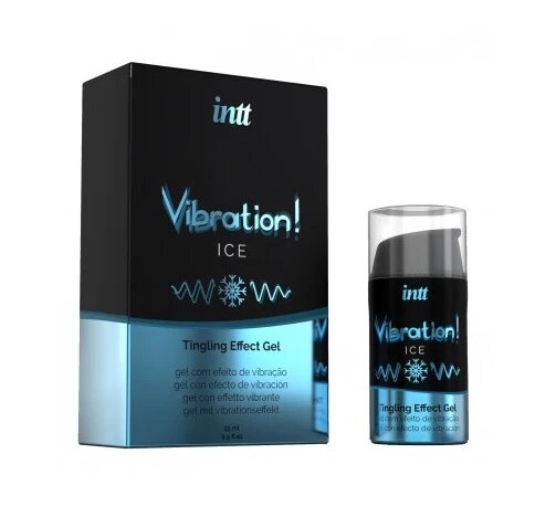 INTT Gel Vibration! Ice pentru stimulare si excitare cu efect de racire Unisex 15 ml
