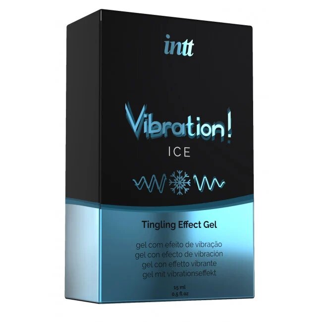 INTT Gel Vibration! Ice pentru stimulare si excitare cu efect de racire Unisex 15 ml