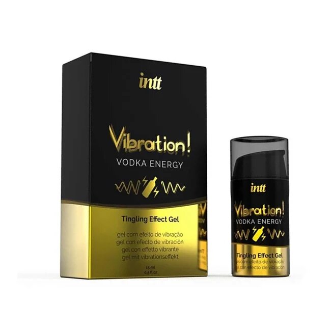 INTT Gel Vibration! VODKA ENERGY pentru stimulare si excitare cu efect de incalzireUnisex15 ml