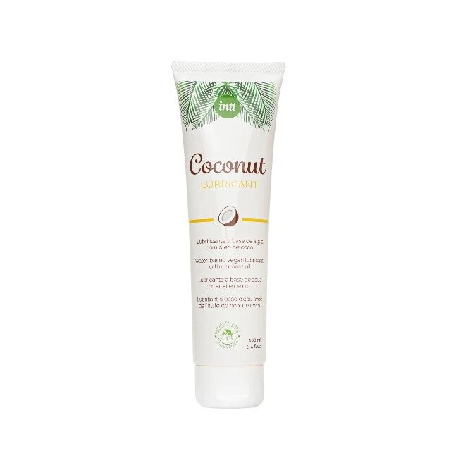 INTT Lubrifiant cu aromă Coconut Vegan pe bază de apă compatibil cu prezervative aromă de cocos 100 ml