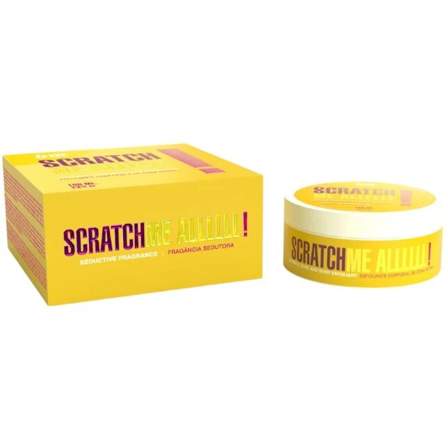 INTT Scrub Scratch Me ALLLLLL! gel exfoliant potrivit pentru pielea sensibilă testat dermatologic aromă seducătoare 100 ml