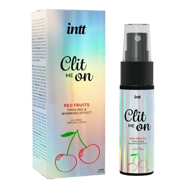 INTT Spray CLIT ME ON RED FRUITS stimulare clitoris si orgasm pentru femei 12 ml