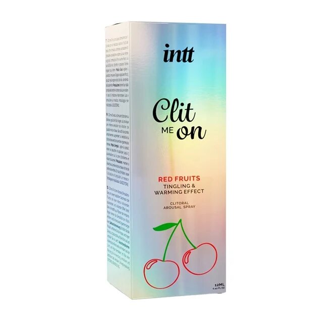 INTT Spray CLIT ME ON RED FRUITS stimulare clitoris si orgasm pentru femei 12 ml