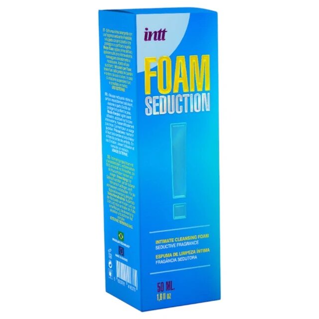 INTT Spumă de curățare intimă Foam Seduction unisex formulă blândă cu pH-ul pielii aromă afrodisiacă 50 ml