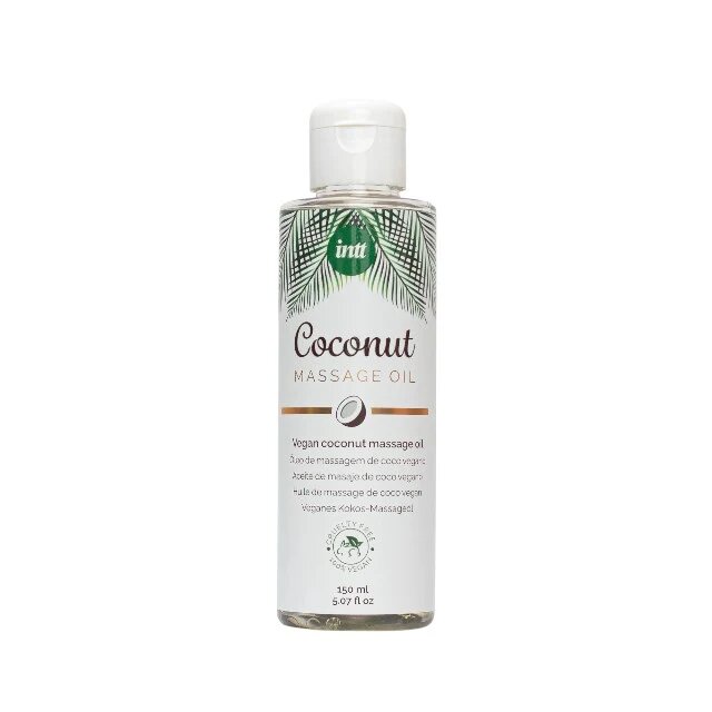 INTT Ulei pentru masaj Coconut Vegan cu ulei de cocos efect hidratant pe bază de plante 150 ml
