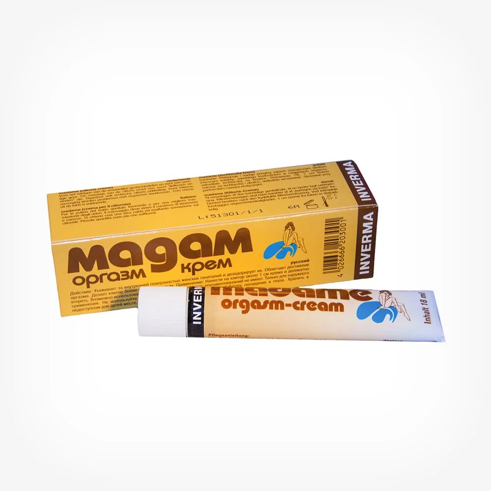 INVERMA Crema Madame Orgasm pentru cresterea libidoului si orgasm intens 18 ml