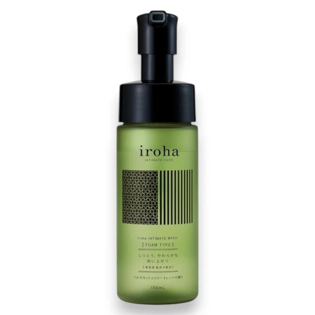 IROHA Spumă de curățare intimă Bergamot & Bitter Orange PH echilibrat ingrediente hidratante aromă de bergamotă și portocală amară 150 ml