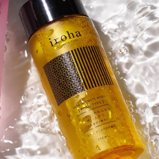 IROHA Spumă de curățare intimă Sweet Citrus PH echilibrat ingrediente hidratante aromă de citrice dulci 150 ml