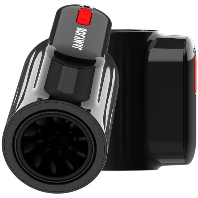 JAMYJOB Masturbator automat VORTEX 10 funcții de rotație 360° 10 funcții de penetrare automată rezistent la apă negru