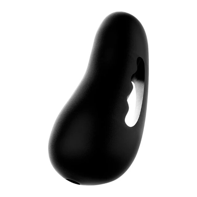 JAMYJOB Masturbator manual Tensek Lux 4 cu mâner ergonomic texturat pentru stimulare intensă din TPE Ultraskyn negru