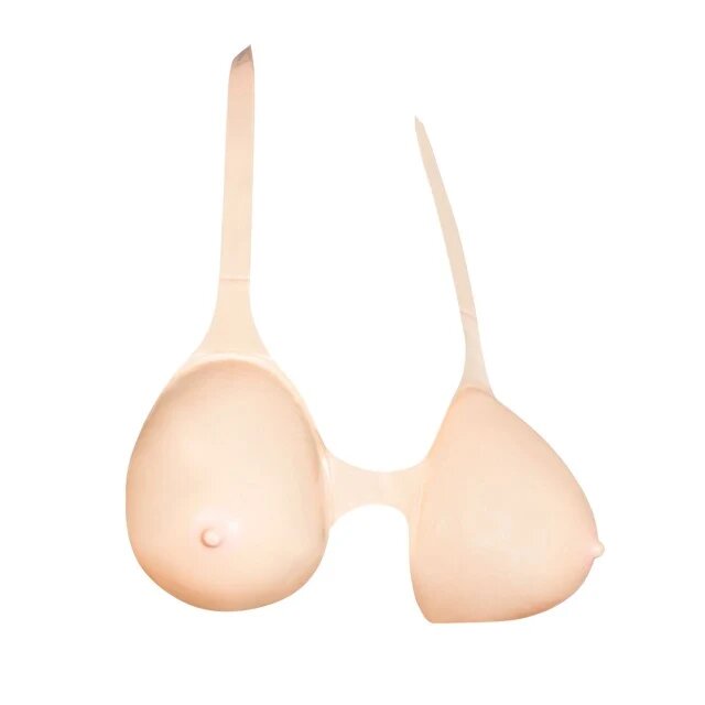 JOLLY BOOBY Sâni gonflabili Inflatable Boobs cupa F cu bretele ajustabile perfect pentru ca un cadou sexy și amuzant