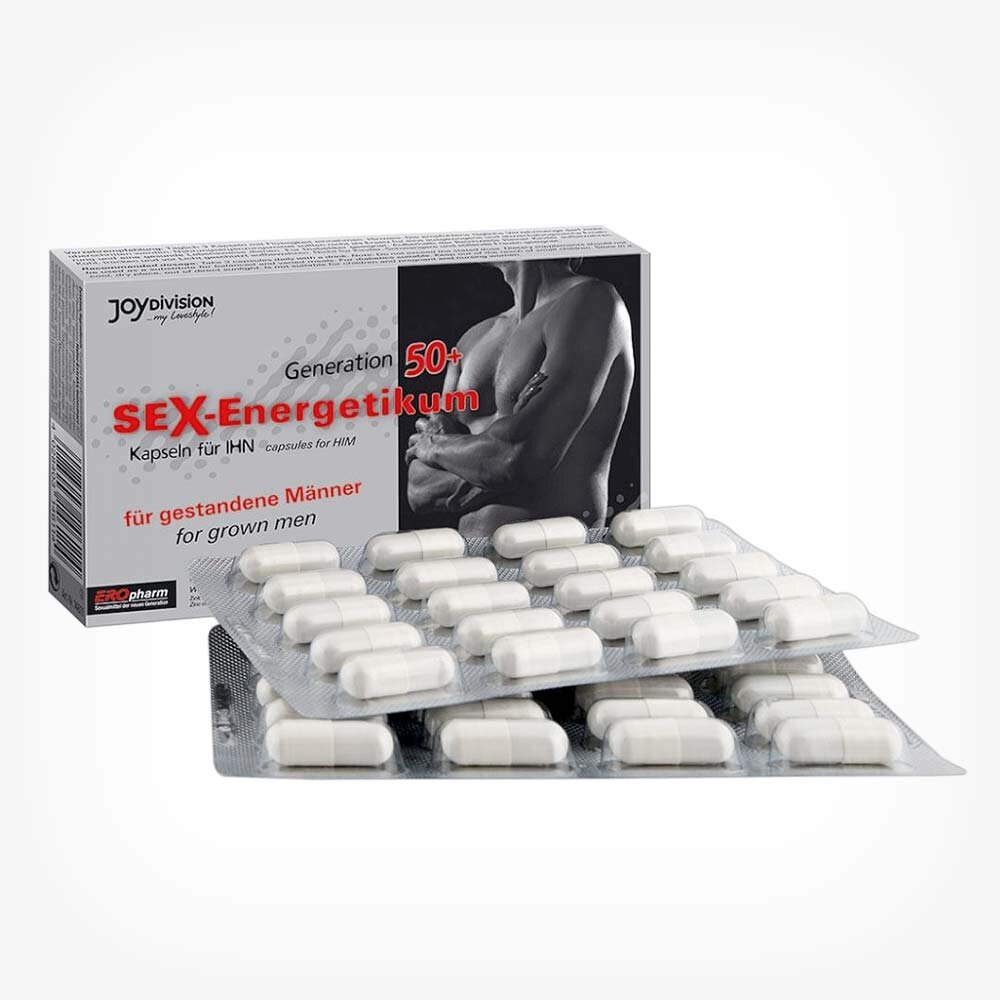 JOYDIVISION Capsule Sex-Energetikum Generation 50+ pentru erectii puternice 40 buc