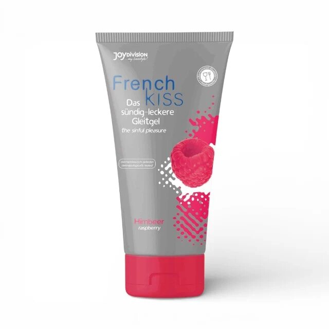 JOYDIVISION Gel comestibil French Kiss Raspberry pentru sex oral aromă de zmeură 75 ml
