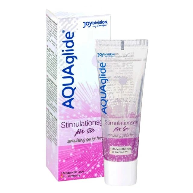 JOYDIVISION Gel intim JOY DIVISION AQUAGlide Stimulating Gel for Her pentru stimulare clitoris efect lubrifiant de durată 25 ml