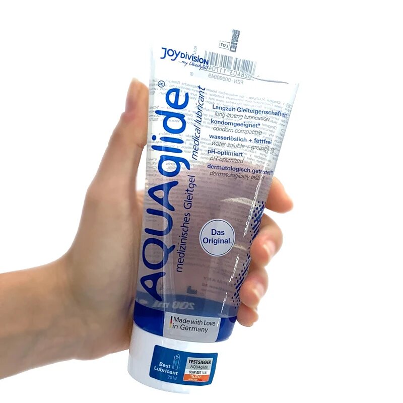 JOYDIVISION Lubrifiant gel premium AQUAglide Original pentru lubrifiere de lunga durata pe baza de apa 200 ml
