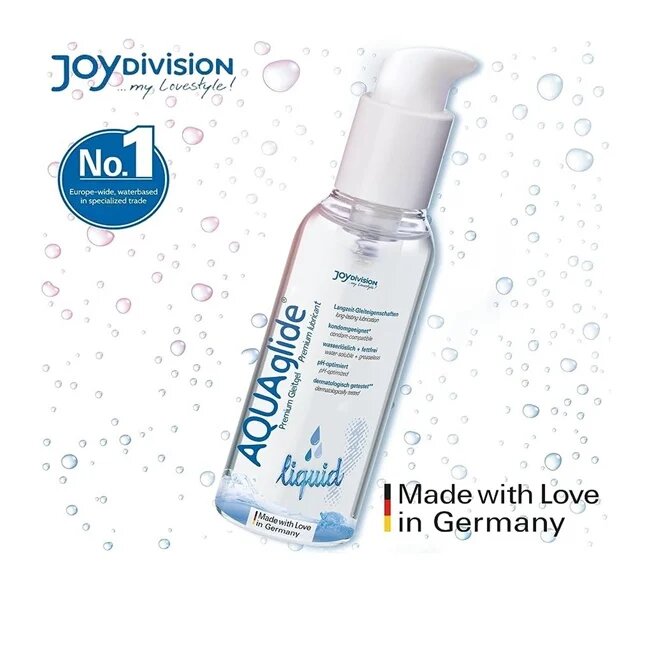 JOYDIVISION Lubrifiant gel premium AQUAglide Original pentru lubrifiere de lunga durata pe baza de apa 250 ml