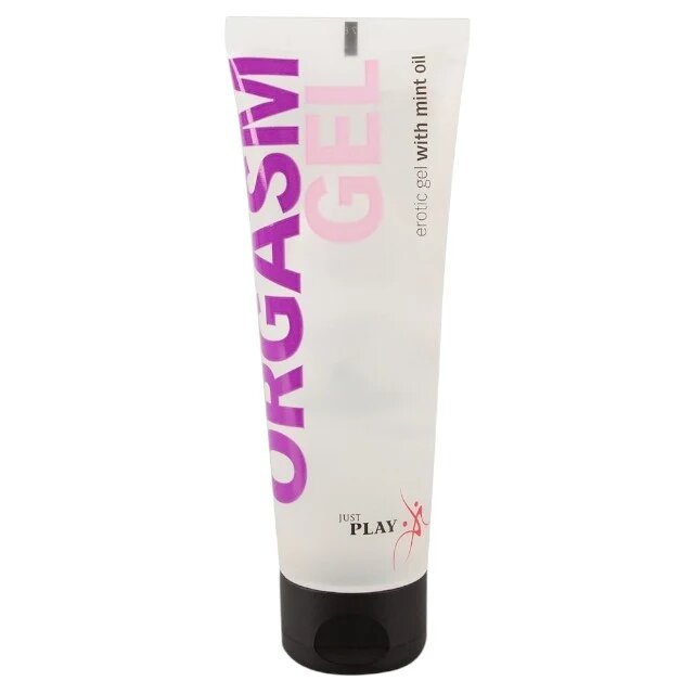 JUST PLAY Gel pentru masaj intim Orgasm Gel cu ulei de mentă pentru creșterea libidoului feminin și orgasm intens 80 ml