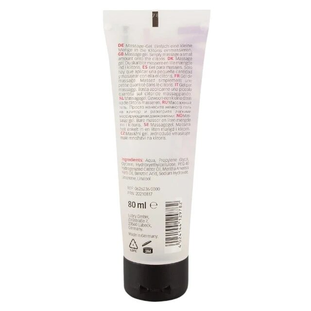 JUST PLAY Gel pentru masaj intim Orgasm Gel cu ulei de mentă pentru creșterea libidoului feminin și orgasm intens 80 ml