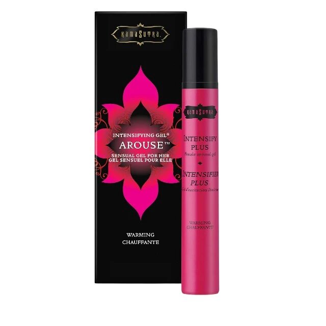 KAMASUTRA Gel pentru femei Intensify Gel Arouse pentru stimulare și excitare cu efect de încălzire cu aromă de scorțișoară culoare roz 12 ml