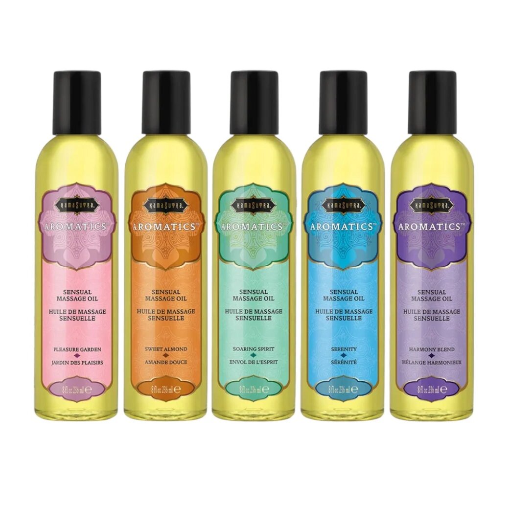 KAMASUTRA Ulei de masaj AROMATICS Harmony Blend cu aromă de rozmarin pin și lavandă 236 ml