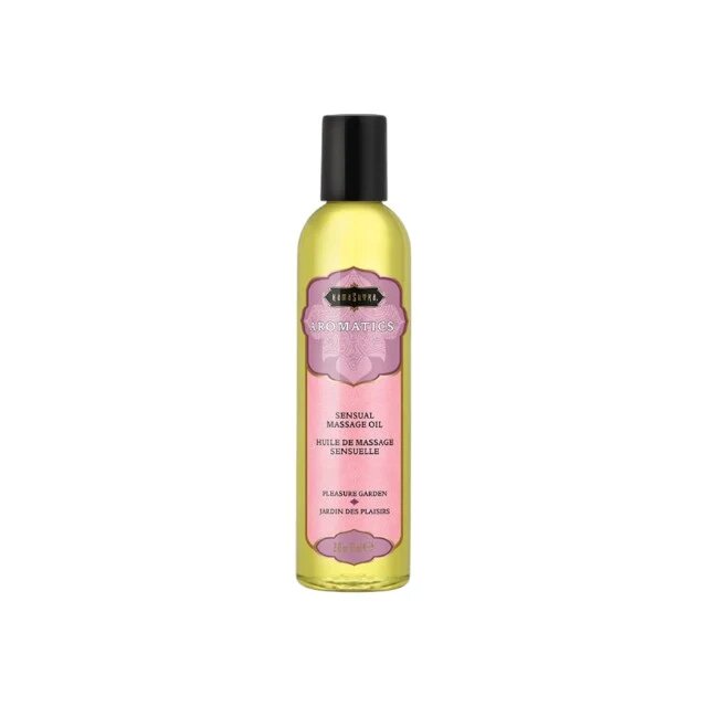 KAMASUTRA Ulei de masaj Aromatics Pleasure Garden pentru masaj erotic cu aromă florală și de iasomie 59 ml