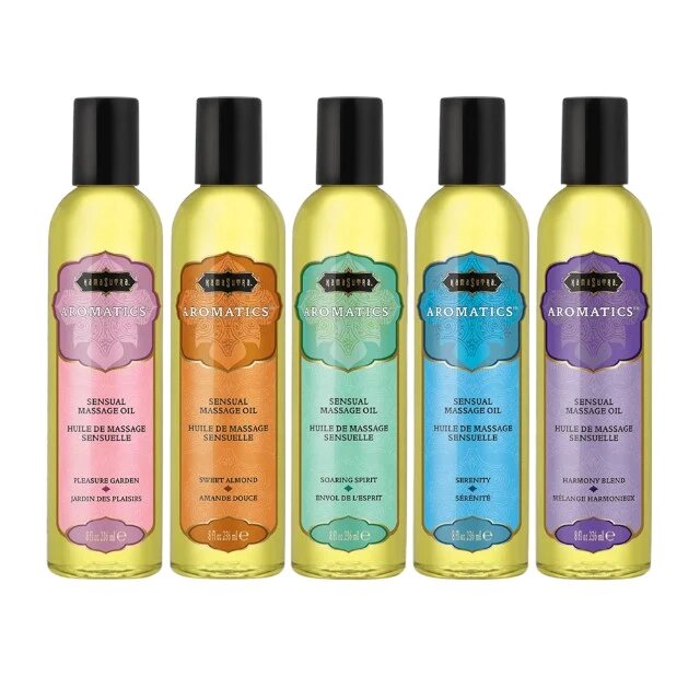 KAMASUTRA Ulei de masaj Aromatics Pleasure Garden pentru masaj erotic cu aromă florală și de iasomie 59 ml