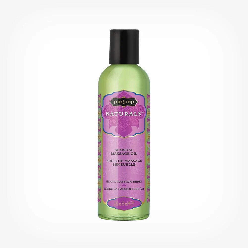 KAMASUTRA Ulei de masaj Naturals cu aroma de Island Passion Berry - Fructul Pasiunii 59 ml