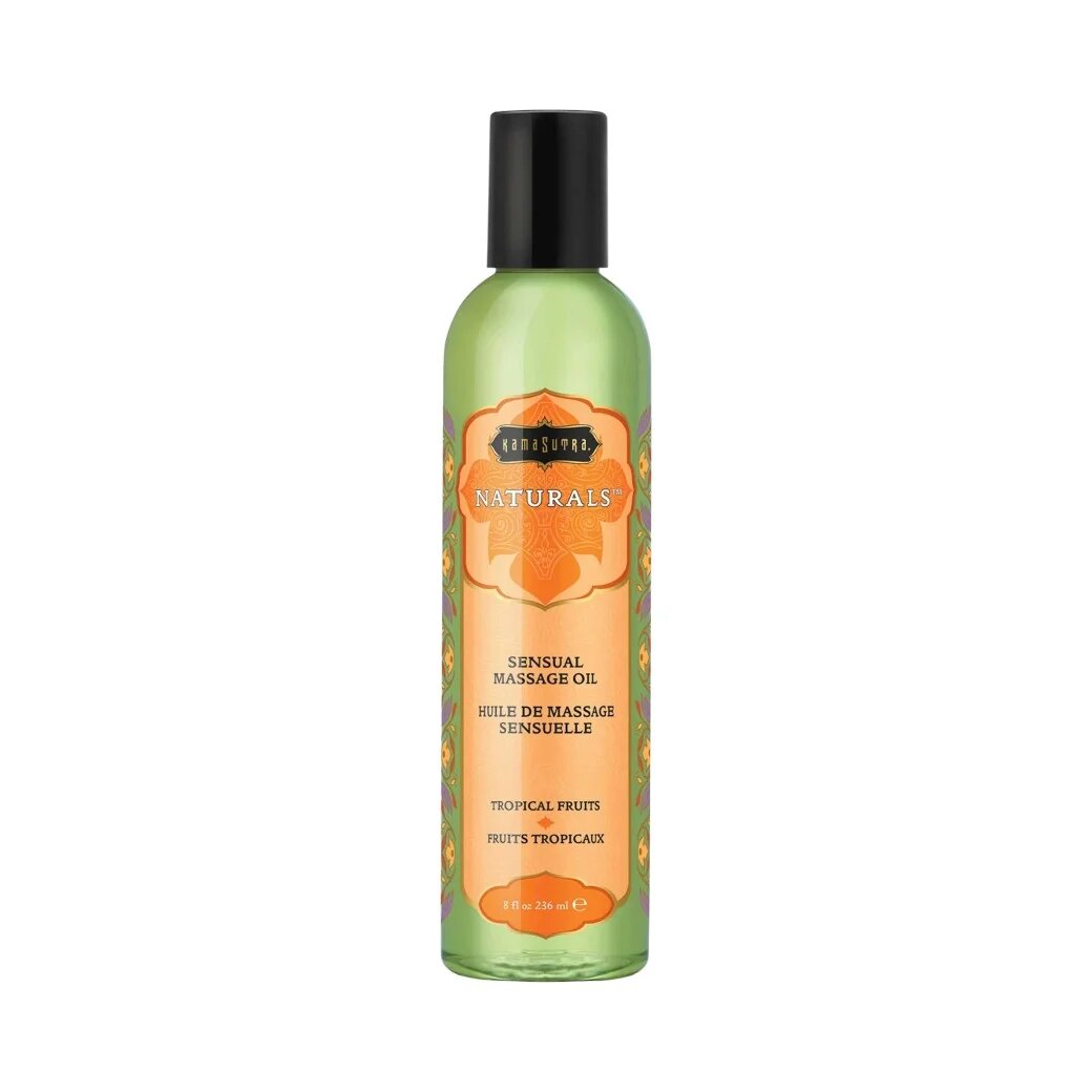 KAMASUTRA Ulei de masaj NATURALS Tropical Mango cu aromă de mango și note de piersică 236 ml