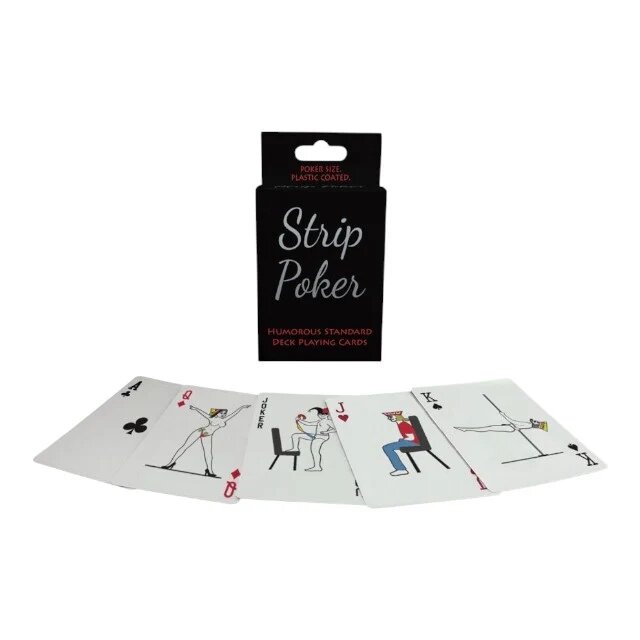 Kheper Games Cărți de joc erotice Strip Poker Humorous cu 52 de poziții sexuale potrivit pentru petreceri
