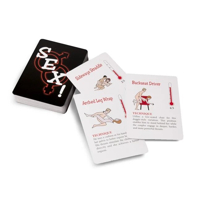 Kheper Games Carti de joc Sex Cards 50 negru / rosu