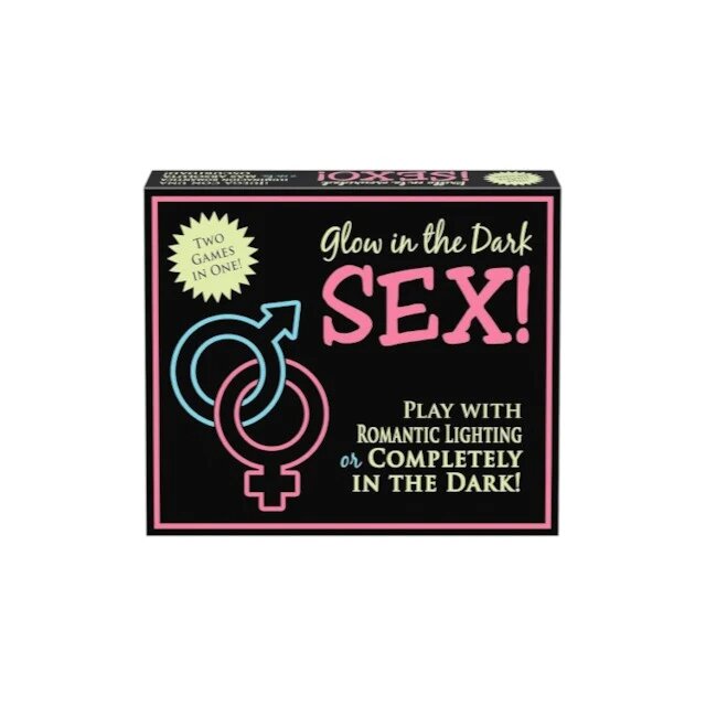 Kheper Games Joc erotic pentru cupluri 2 în 1 Glow-In-The-Dark Sex! elemente care strălucesc în întuneric potrivit pentru preludiu ruletă poziții sexuale multicolor