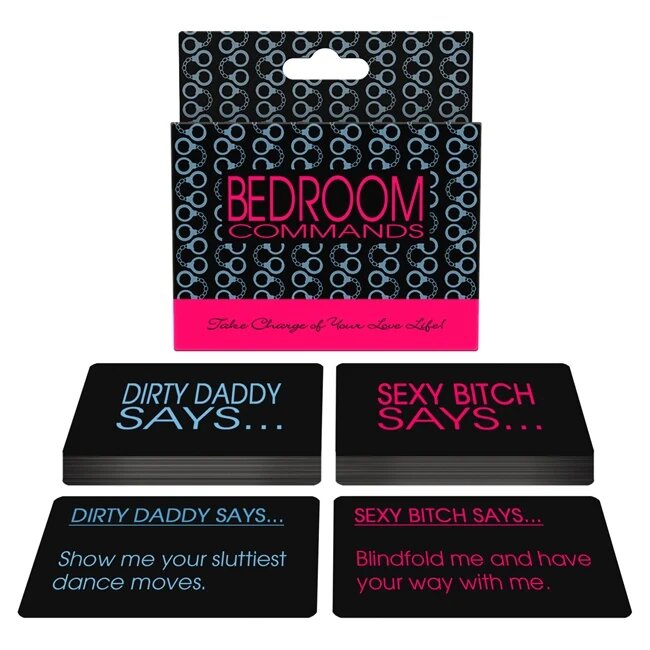 Kheper Games Joc pentru cupluri Bedroom Commands cu provocări erotice 108 cărți