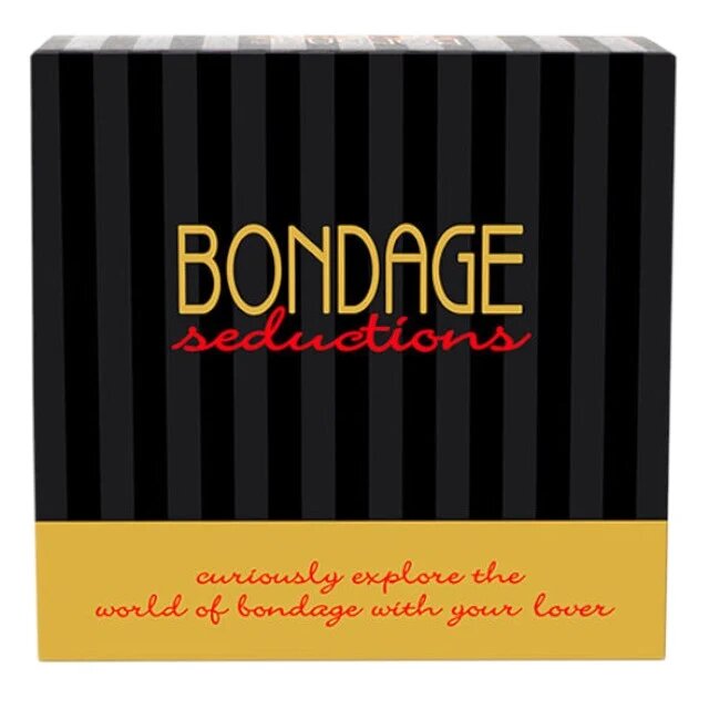 Kheper Games Set 6 jucarii erotice Bondage Seductions cu masca bici zaruri si carti de seductie pentru jocuri in cuplu