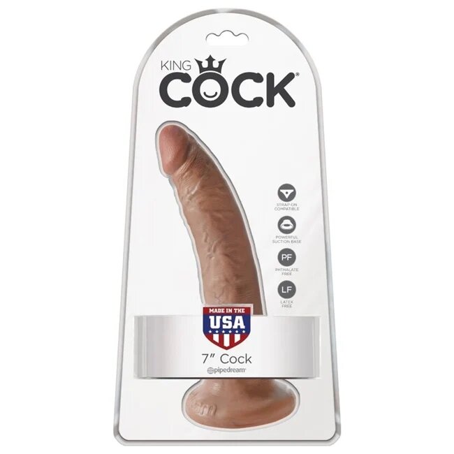 KING COCK Dildo realistic - REALISTIC PENIS 17.5 cm