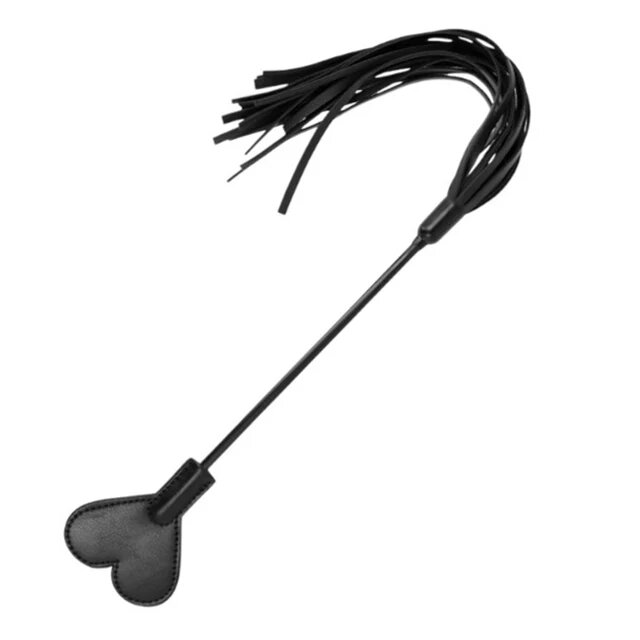 KINK Paleta - HEART pentru jocuri erotice BDSM din piele cu bici 35 cm