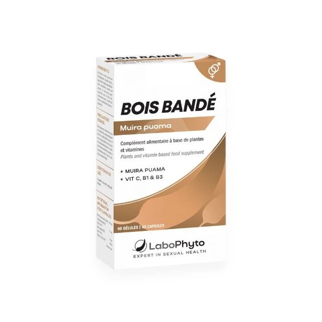 Labophyto Afrodisiac BOIS BANDE - Muira Puama cresterea apetitului sexual si libido unisex 60 capsule