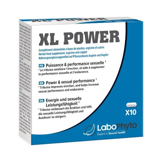 Labophyto Afrodisiac capsule XL POWER 4 în 1 erecție calitate spermă testosteron 10 capsule