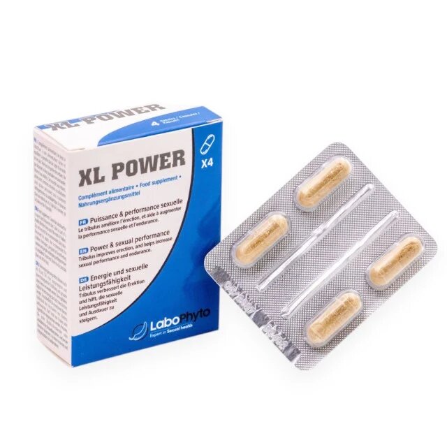 Labophyto Afrodisiac capsule XL POWER 4 în 1 erecție calitate spermă testosteron 4 capsule